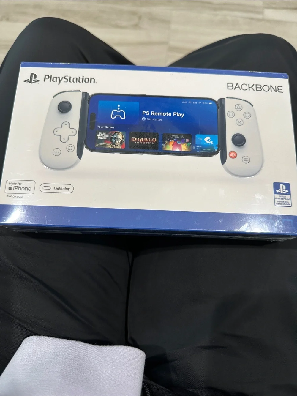 Sony PlayStation Backbone Lightning Mobile Controller - White